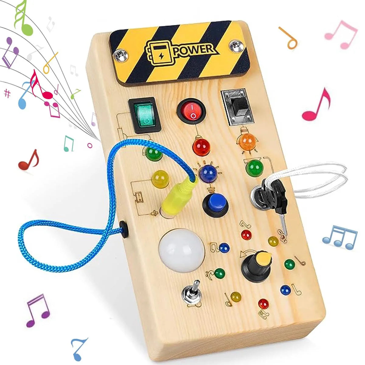 BrightMinds™ - Busy Board & LED Switch